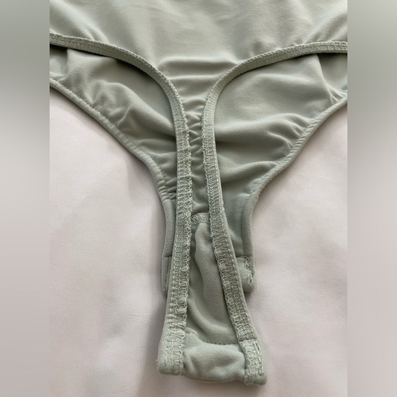 Free People Fair and Square Neck Duo Bodysuit Color Dewkist / Sea-foam Teal - Picture 10 of 11